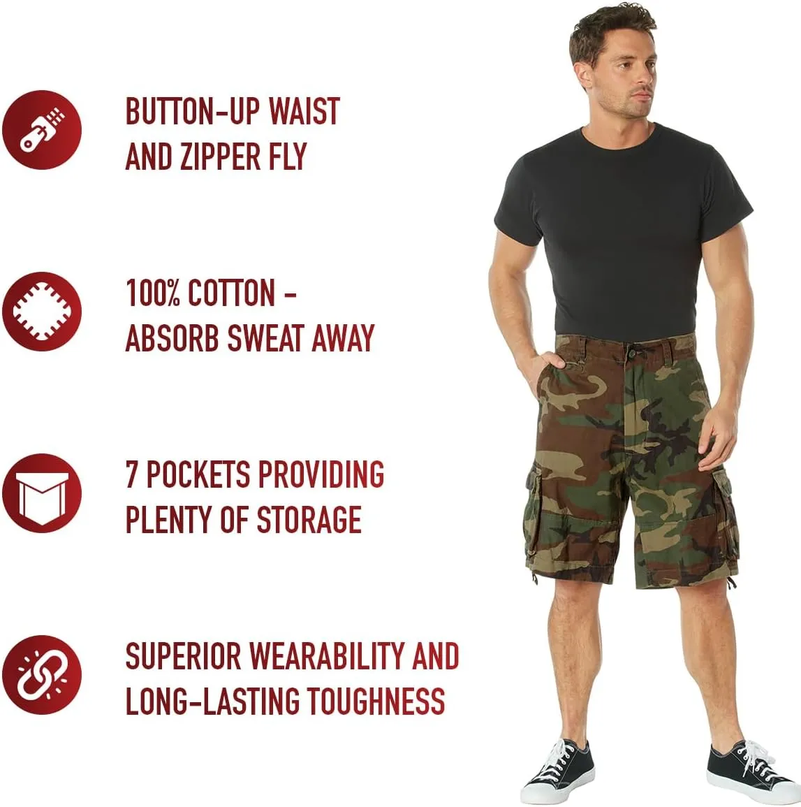 Rothco Vintage Infantry Utility Shorts