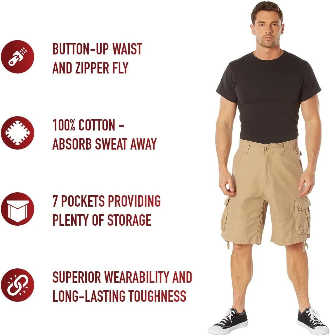 Rothco Vintage Infantry Utility Shorts