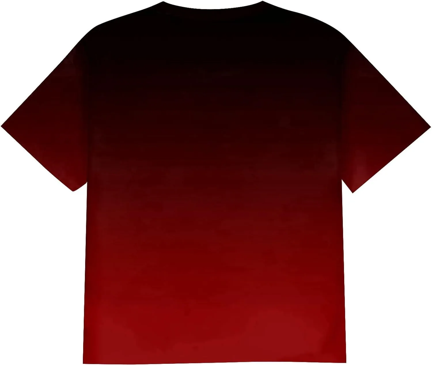 RTRDE Men's Gradient Color T Shirts Casual Fashion Tops Camisas Ropa Hombres Big and Tall T Shirt, XXL-7XL