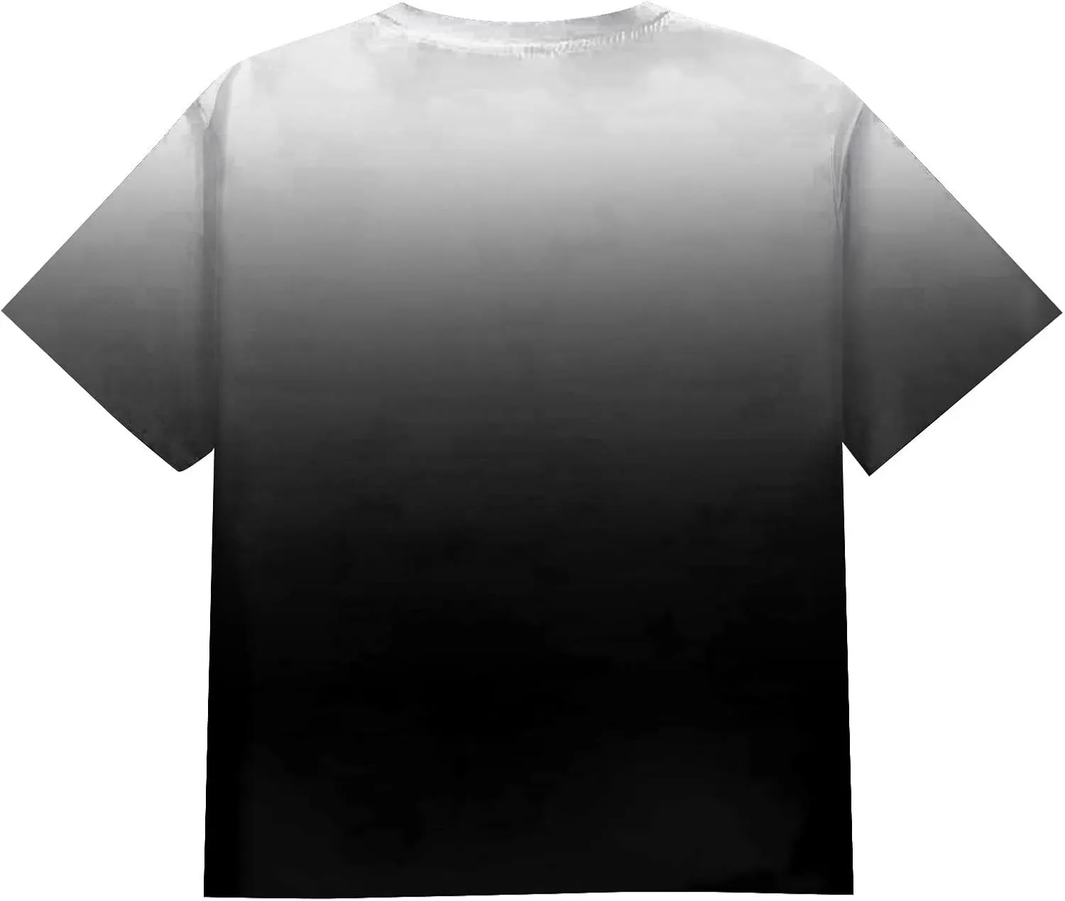 RTRDE Men's Gradient Color T Shirts Casual Fashion Tops Camisas Ropa Hombres Big and Tall T Shirt, XXL-7XL