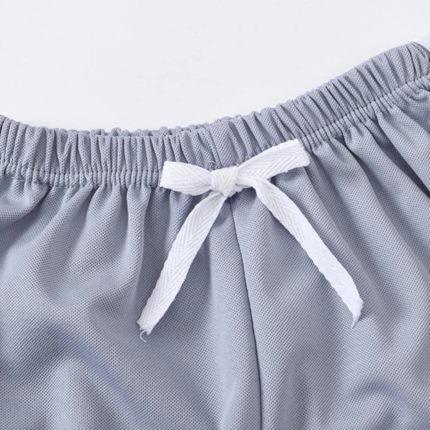 Toddler Girls Athletic Shorts 3 Pack Drawstring Kids Running Cycling Short Striped Cotton Soft Gym Sport