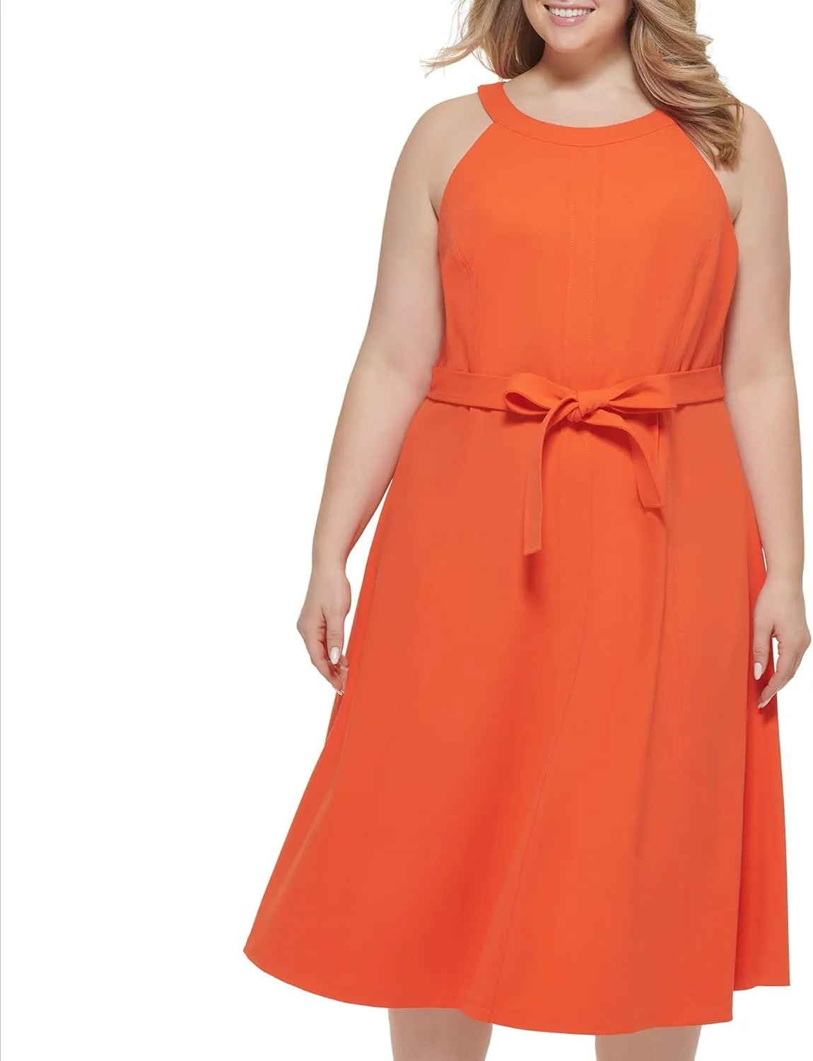 Tommy Hilfiger Women's Plus Size Fit and Flare Dress