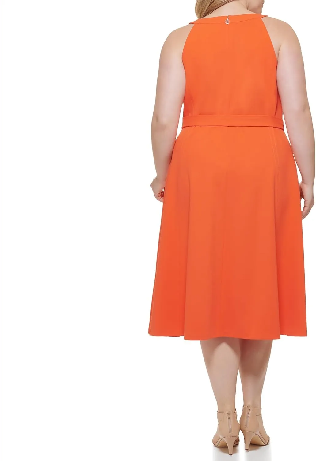 Tommy Hilfiger Women's Plus Size Fit and Flare Dress