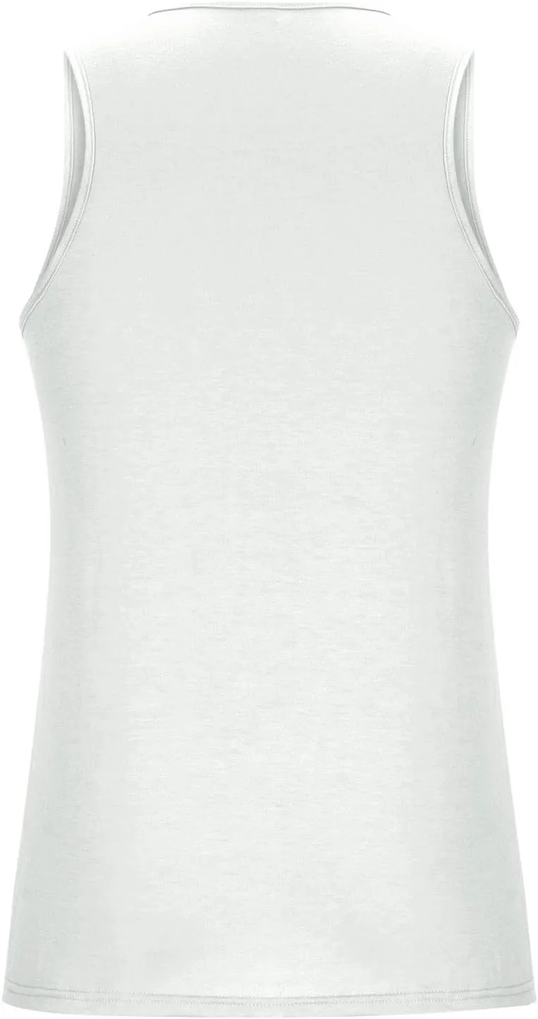 Uillui Mens Graphic Tank Tops Loose Fit Sleeveless Workout Gym Muscle Shirts Graphic T-Shirts Beach Hawaiian Palm Tree Shirt