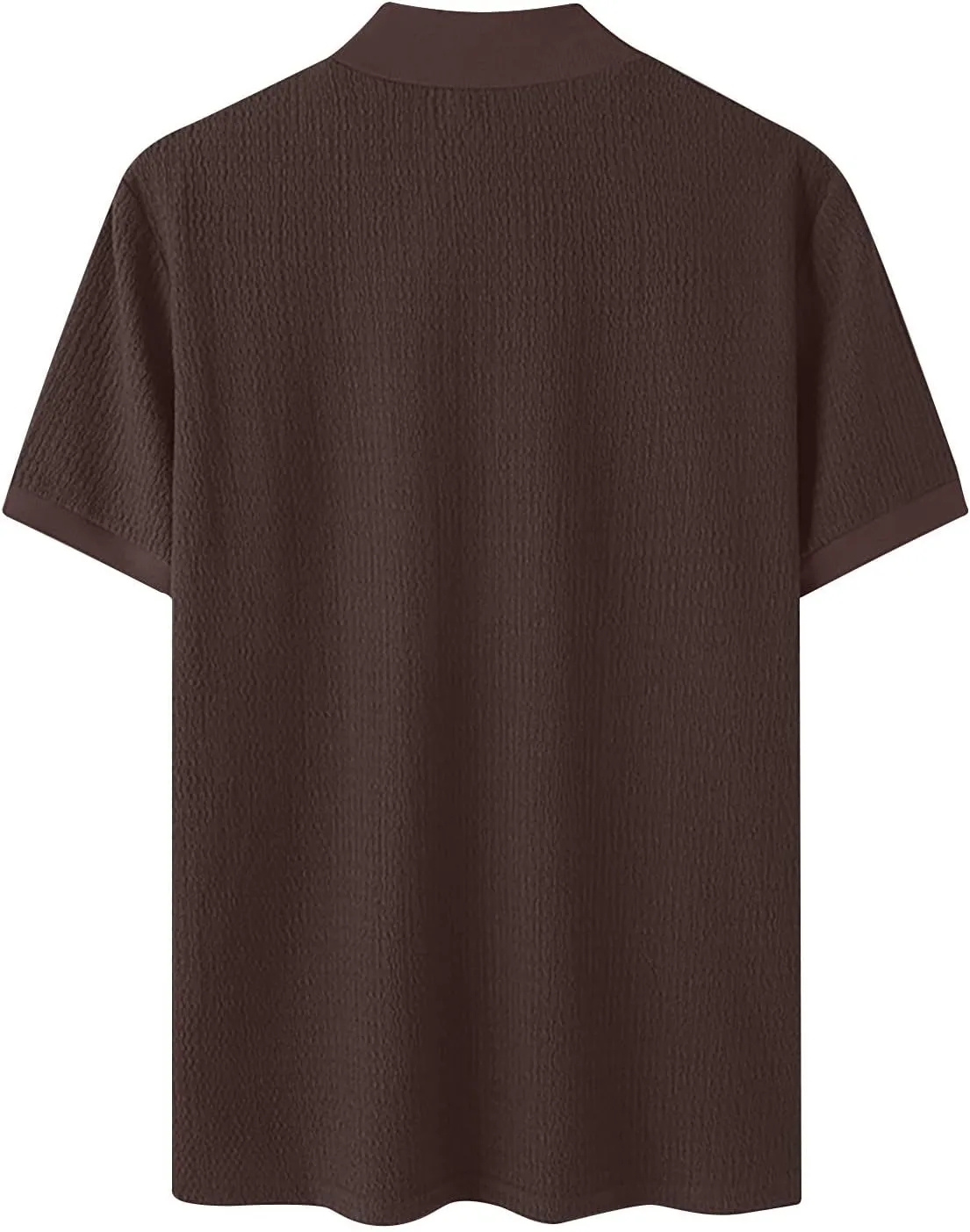 Uillui Short Sleeve Shirts Mens Mock Turtleneck Sweater Slim Fit Undershirt Casual Basic Tops Ribbed Knit Pullover Solid Tee