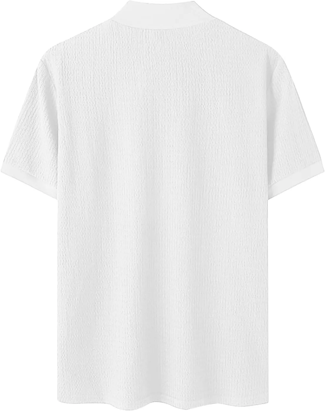Uillui Short Sleeve Shirts Mens Mock Turtleneck Sweater Slim Fit Undershirt Casual Basic Tops Ribbed Knit Pullover Solid Tee
