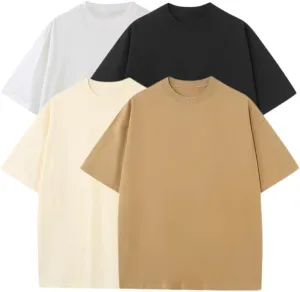 Unisex Cotton T-Shirt, Men's Short Sleeve Tees,Crewneck Cotton T-Shirts for Men Women
