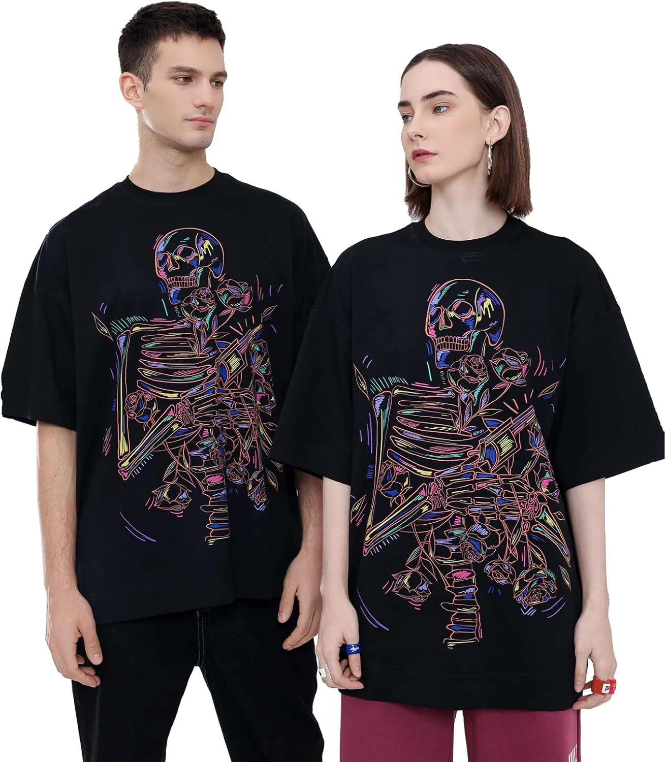Vintage Oversized Graphic Tee Streetwear T Shirts