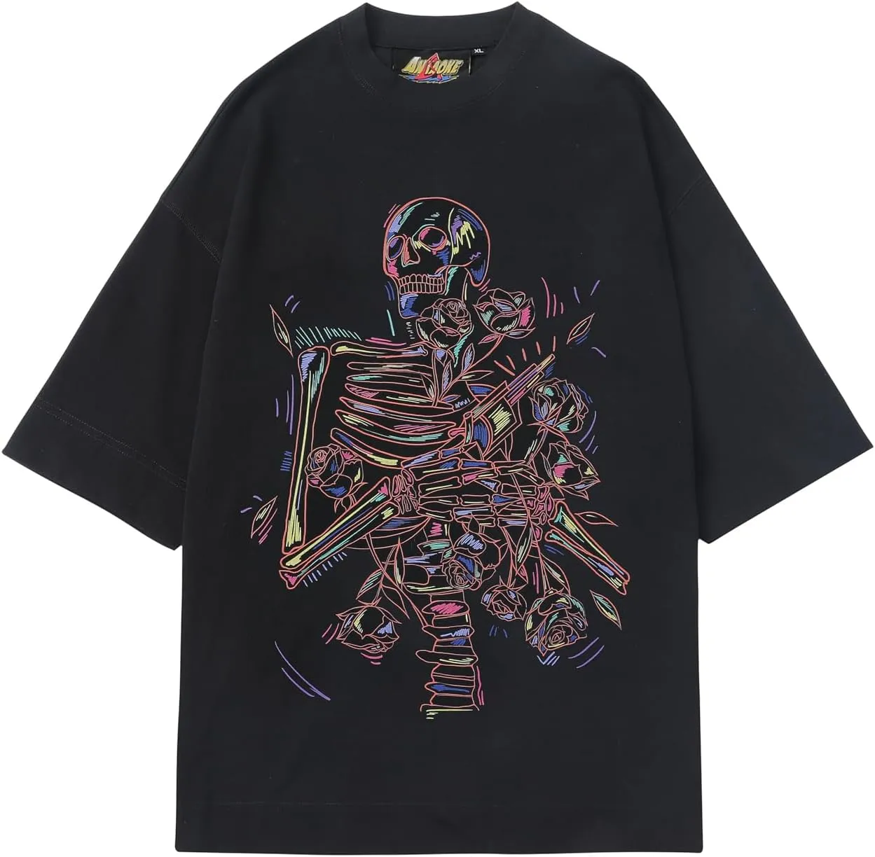 Vintage Oversized Graphic Tee Streetwear T Shirts