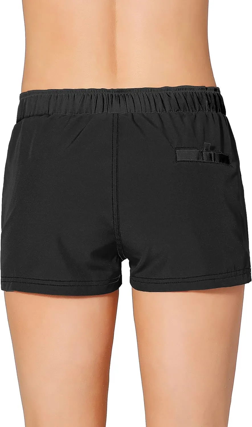 Women Quick Dry Swimwear Trunks Sports Board Shorts with Soft Briefs Inner Lining