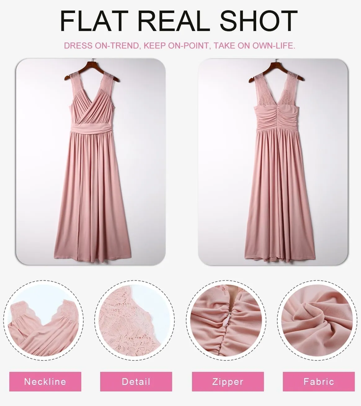 Womens 2025 Formal Dresses Wrap V-Neck Ruched Sexy Bridesmaid Wedding Guest Maxi Dresses