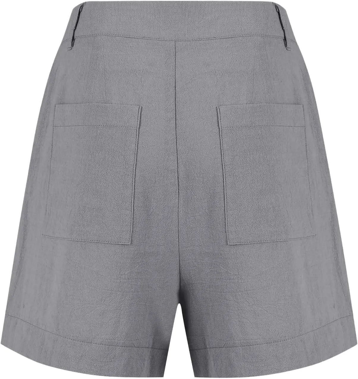 Women's Cotton Linen Shorts Summer Dressy Shorts Trendy High Waisted Bermuda Shorts Casual Comfy Wide Leg Shorts