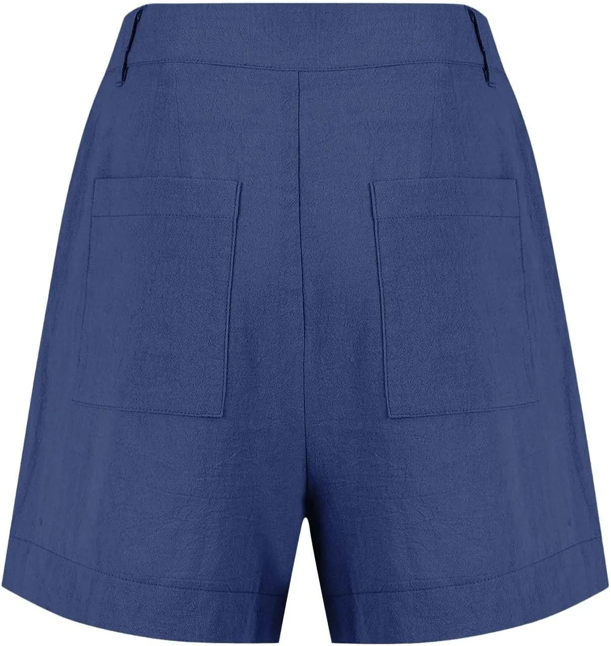 Women's Cotton Linen Shorts Summer Dressy Shorts Trendy High Waisted Bermuda Shorts Casual Comfy Wide Leg Shorts