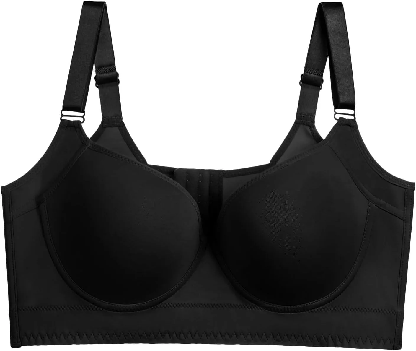 Women's Cozy Wireless Bra Push Up Seamless Bralettes Soft V Neck Brassiere V Neck Cami Bando Bra for Women