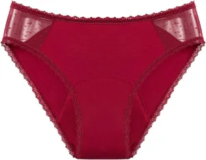 Women's Lace Briefs Underwear Low Rise Breathable Plus Size Slimming Briefs Panty