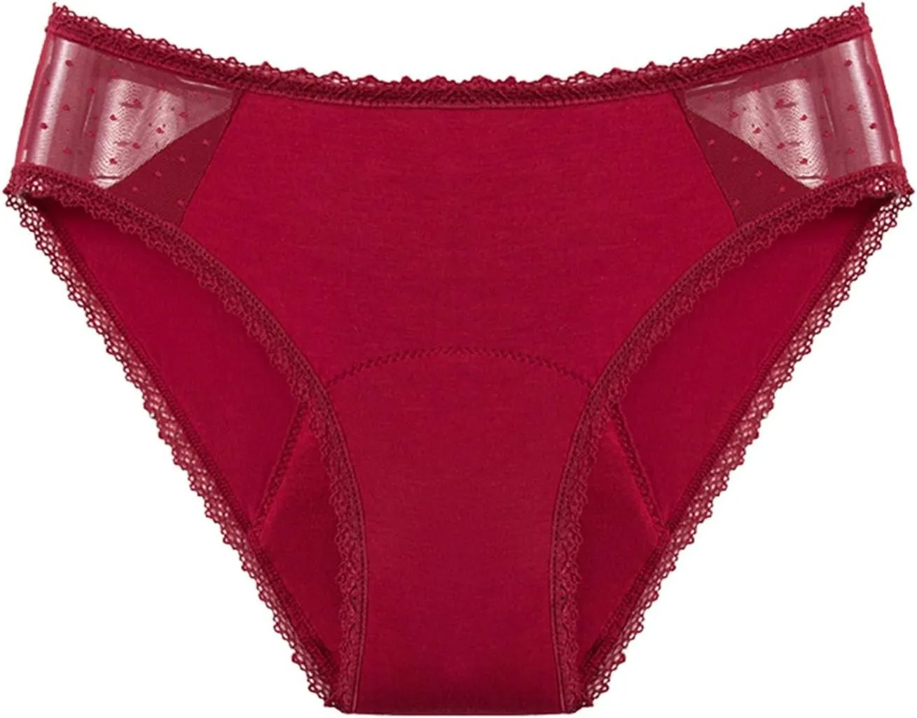 Women's Lace Briefs Underwear Low Rise Breathable Plus Size Slimming Briefs Panty