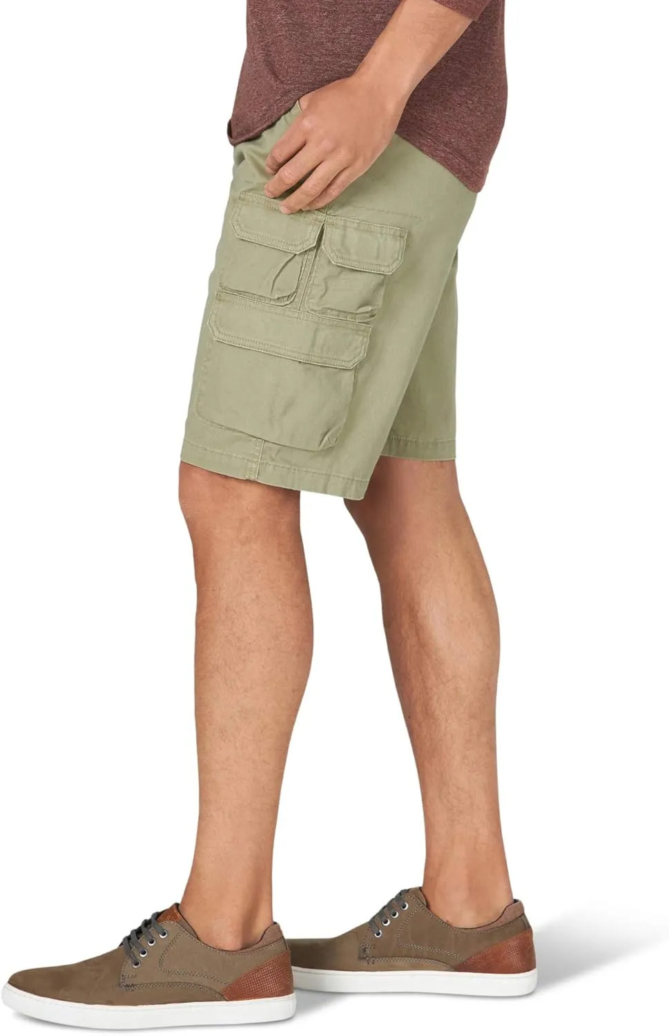 Wrangler Authentics Men's Stretch Twill Cargo Shorts
