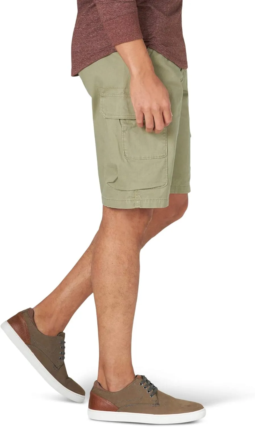 Wrangler Authentics Men's Stretch Twill Cargo Shorts