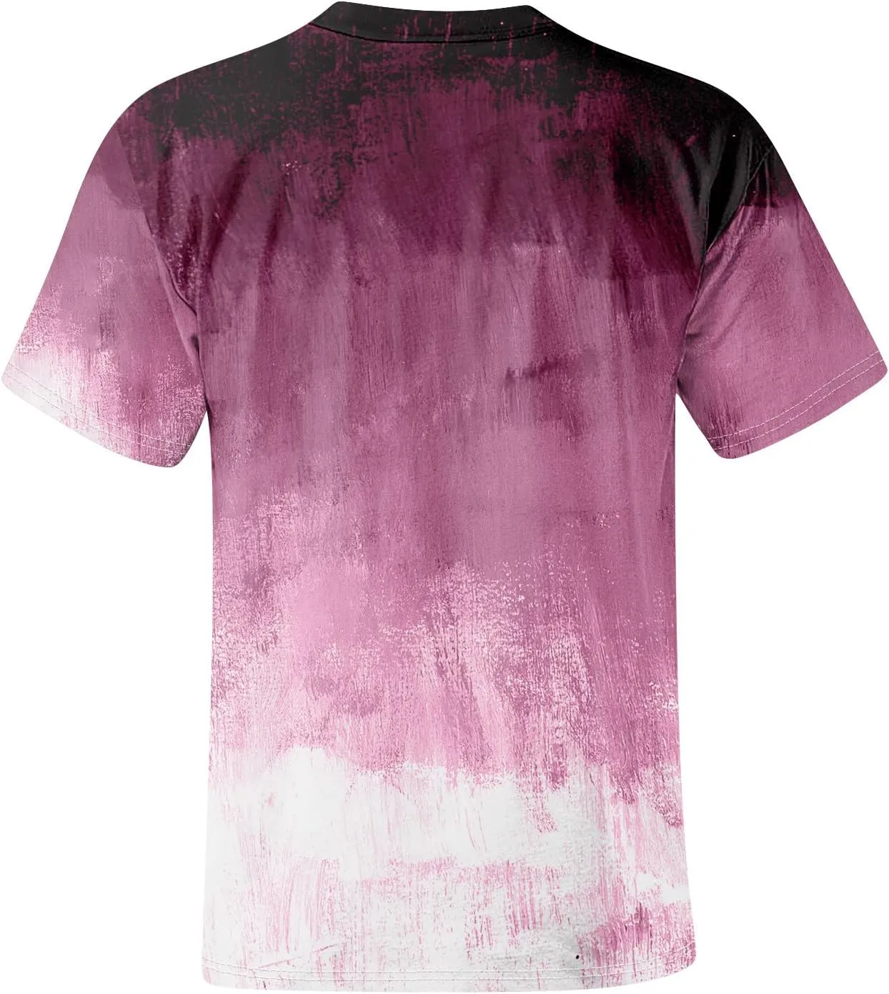 Ymosrh Men's Summer T Shirts Gradient Color Short Sleeve Crew Neck Soft Tee Shirts Beach Tops Casual Tees, S-5XL