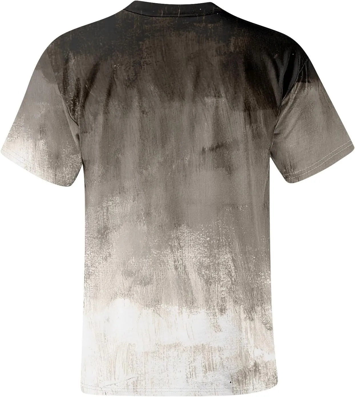 Ymosrh Men's Summer T Shirts Gradient Color Short Sleeve Crew Neck Soft Tee Shirts Beach Tops Casual Tees, S-5XL