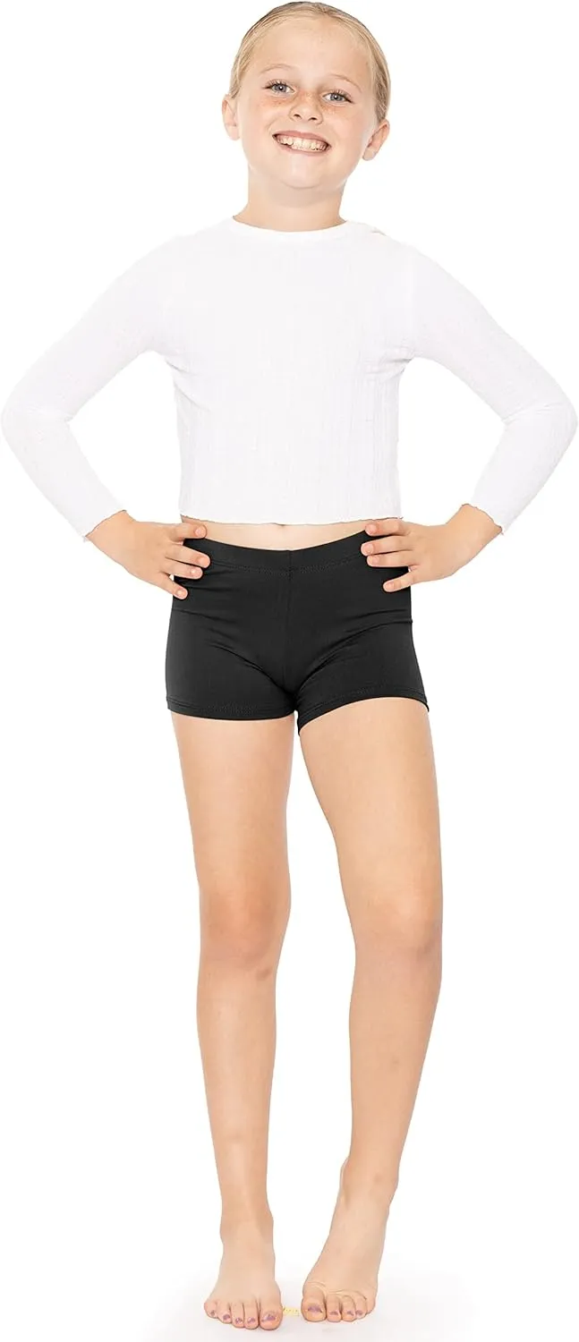 Youth Girl's Stretch Cotton Booty Shorts